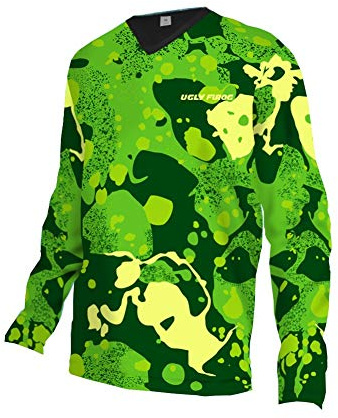 UGLY FROG Element Racewear MX Motocross MTB Downhill Jersey Shirt Enduro Offroad Motorrad Quad Cross Erwachsene Schnell Trocken Kurzarm/Langarm Rennrad Radtrikot