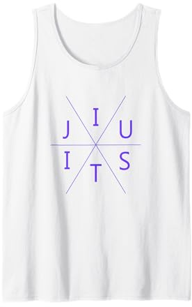 Jiu Jitsu Diagramm - Brazilian Jiu-Jitsu Purple Belt Tank Top