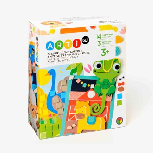 oxybul | Atelier Grand Coffret Multi-activités Animaux en Folie | 3 Ans - 7 Ans