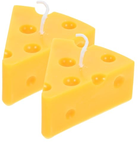 Gatuida Unique Candles 4 Pcs Cheese Aromatherapy Candle Party Aromatherapy Candle Party Scented Candle Home Decorations Cereal Candle Bowl Candles for Women Cheese Prop Fragrance Paraffin Cereals Miss