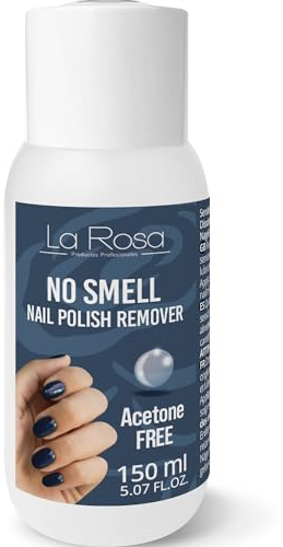 LaRosa Solvente per Unghie SENSITIVE SENZA ACETONE 150ml NO SMELL per una rimozione delicata ed efficace dello smalto, ideale per unghie fragili
