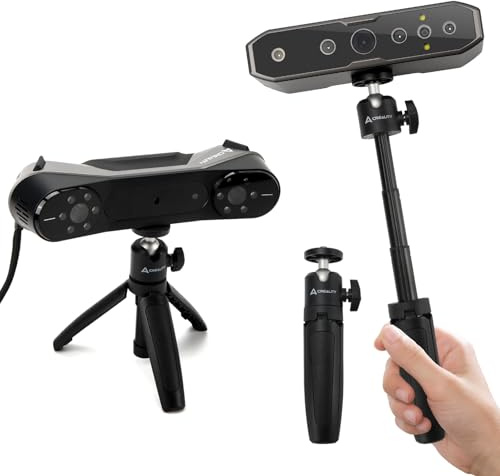 Creality Extension Pole Tripod, Mini Selfie Stick Tripod Stand Handle Grip for CR-Scan Otter/Raptor 3D Scanner, Suitable for Handheld Scanning, Fixed Camera Position Scanning