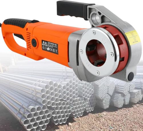 Filiera Elettrica per Filettatura Di Tubi Kit per filettatura tubi Macchina per filettatura tubi elettrica, Macchina per filettatura tubi portatile, Utensili per lavori idraulici multifunzio