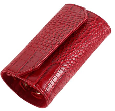 COLLBATH Praktische Schmuckrolle Reise Schmucktasche Klein Leicht Schmuck Organizer Tasche Vielseitige Aufbewahrungstasche Für Halsketten Ringe Ohrringe Armbänder Kompakt Und Tragbar