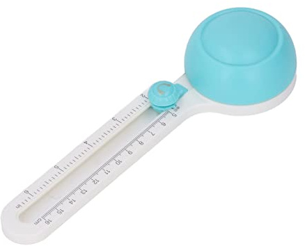 Smandy Cortador de Papel Circular, Material ABS, Rotación de 360 ​​grados, Recortador de Círculos Ajustable para Hacer Tarjetas de Manualidades, Cortar Círculos de 3,9 a 12,6 Pulgadas