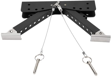ARTOCT RV Step Stabilizer Kit, Höjdjusterbar Hopfällbar Förbättrad Stabilitet, för Vändsläp Vändskive Husbil