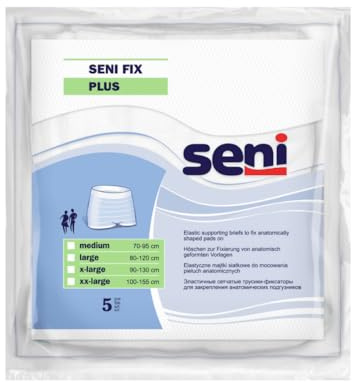 Seni Fix Plus, elastisches Fixierhöschen - XL | Packung (5 Stück) - B00BEKQ9R8