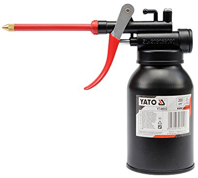 YATO Ölspritzkanne 200ml, Hebelölkanne & Präzisionsöler für Werkstatt