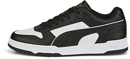 Puma Unisex Adults Rbd Game Low Sneakers, Puma Black-Puma White-Puma Team Gold, 9.5 UK
