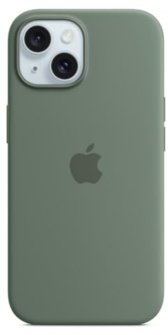 Apple iPhone 15 Silikon Case mit MagSafe – Zypresse ​​​​​​​
