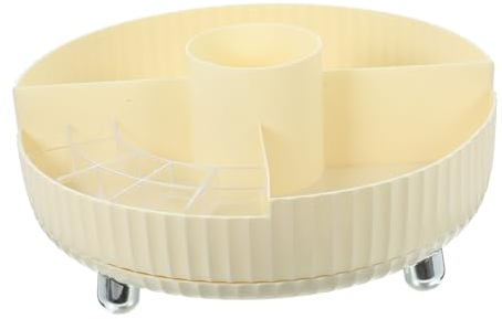 Cabilock Drehbarer -organizer Für Zuhause Hautpflegehalter Material Aufbewahrungsregal Für Kosmetik Make-up Organizer Mit Großer Kapazität Tablett Für Kommode Und Schreibtisch