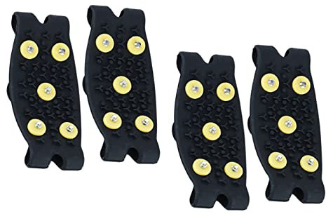 LIFKOME 2paare Eis Spikes Für Schuhe -spikes Zum Klettern Rutschfeste Für Schuhe Eisgreifer Für Außenbereich Steigeisenspikes