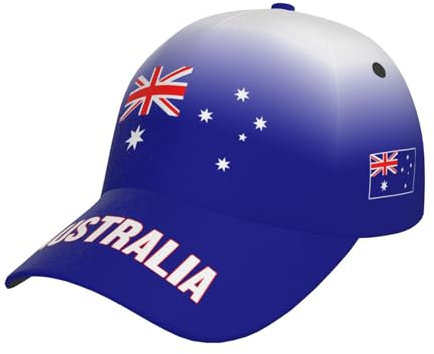 Herren Dame Papa Hüte Australien Flagge Sonnenmütze Retro Baseball Kappe Streetwear Sonnenblende Hut Für Sport Frühjahr Camping