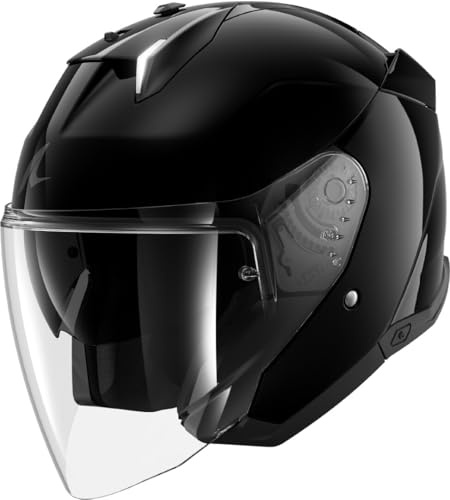 SHARK, Jet Motorradhelm SKWAL i3 JET BLANK Black BLK, S