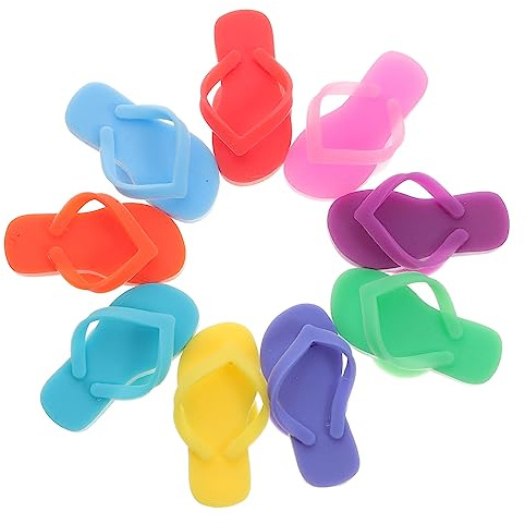 Zerodeko 9pezzi Segnabicchieri da Vino Riutilizzabili Ciondoli Decorativi in Silicone per Bicchieri Accessori per Festa e Raduni
