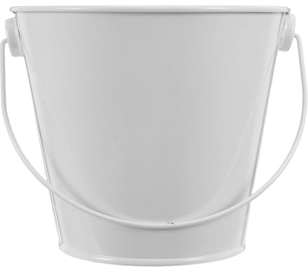 Milisten Bac à Graisse en Métal Blanc 8x10,5x12 Cm pour Barbecue Extérieur Récupérateur de Graisse Stable et Détachable Seau Barbecue pour Camping Cuisine en Plein Air