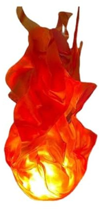 Waoclowr flytande eldklot för halloween, flamlampa, konstgjord eld, flytande rekvisita utan låga för halloweendekoration hemma