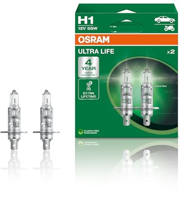 OSRAM H1 Glühlampe Fernscheinwerfer 55W Fernlicht Birne 64150ULT-2HB