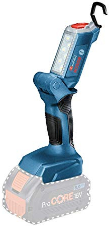 Bosch Professional 18V System Akku LED-Baustellenlampe GLI 18V-300 (max. Helligkeit 300 Lumen, ohne Akku/ Ladegerät)