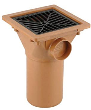 Osma Underground Drain 110mm Plain Hopper 4D507