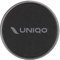 UNIQO Supporto circolare per smartphone magnetico da auto, porta cellulare con clip per bocchette d’aria