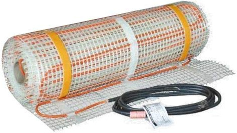 200 Watt PREMIUM Fußbodenheizung elektrisch Fliese Bad Heizmatte 1,0 m² | 200 Watt | 2,0 x 0,5 m OHNE Thermostat