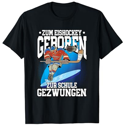 Zum Eishockey geboren Eishockey T-Shirt
