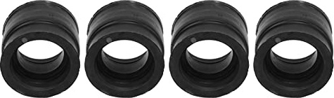 Manicotti per collettore di aspirazione del carburatore, 35 mm a 37 mm, adattatore per collettore di aspirazione del carburatore in gomma nera, resistente ai graffi per moto