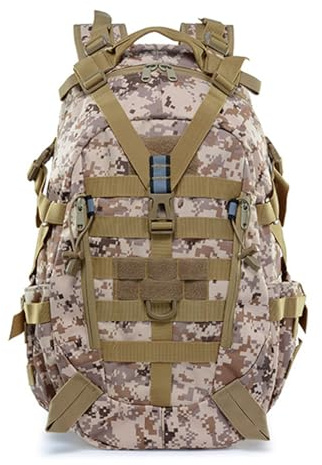 FANDARE 25L Militär Rucksack Molle Taktische Motorrad Wanderrucksack Herren Arbeit für Taktischer Assault Wandern Reisen Outdoor Trekkingrucksack Damen Jagdrucksack Schulrucksack Handgepäck Rucksack