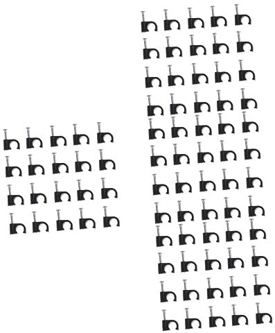 Gadpiparty 400stücke Kabelorganizer Clips Kabelhalter Für Stromkabel Telefonleitungen Selbstklebend Schwarz Für Büro Zuhause Und Schule Für Ordentliche Und Saubere Ablage