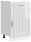 vidaXL Kitchen Base Cabinet - Engineered Wood - High Gloss White - Modern Style - Ample Storage - Adjustable Feet - 50x46x81.5 cm
