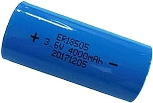 ZWDCVFGK Paquete de batería PLC Controly, batería Recargable 18505 A, batería de 3 tamaños, 6v, 4000mah, Li-Socl2, 1 Uds.