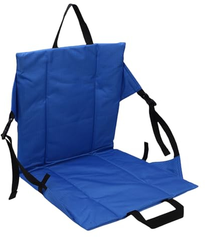 EMUKOEP Silla de estadio plegable con soporte para la espalda, cojín de grada, para mayor comodidad durante los juegos deportivos, gradilla duradera con respaldo para mayor relajación