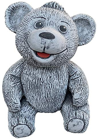 stoneandstyle Steinfigur Teddy Bruno, Frost- und wetterfest, massiver Steinguss
