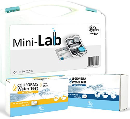 Legionella & Coliforms Water Test Starter Kit – 1 x Starter Kit – Erkennung von legionellen Bakterien und Koliformen (einschließlich E. coli) im Wasser. Testen Sie Ihre warmen Sanitär- und