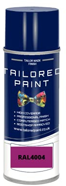 RAL 4007 Purple Violet MATT Aerosol Paint Can Direct MATT Paint For Wood, Metal, Plastic, PVC, UPVC, Fascia Boards - Indoor & Outdoor