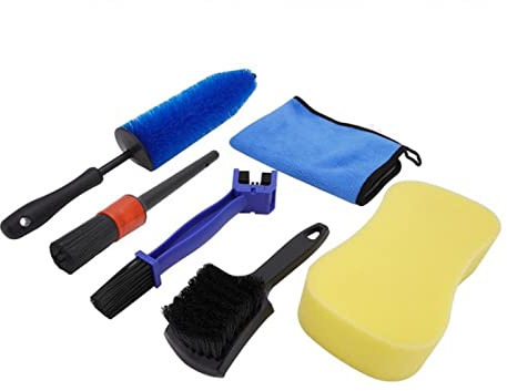 TURRA Tragbares Fahrrad-Staubreinigungsset For Motorräder, Kettenreiniger, Schrubberbürsten-Set, Fahrradwäsche, Reparaturwerkzeug, Kompatibel Mit Mountain Road