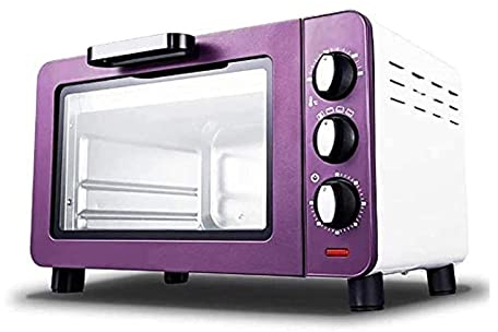 Horno, Horno Multifunción, Horno Portátil para Hornear de Sobremesa, con Temporizador, Horno Eléctrico Pequeño para Hornear en el Hogar de Caravanas, Ideal para Asar