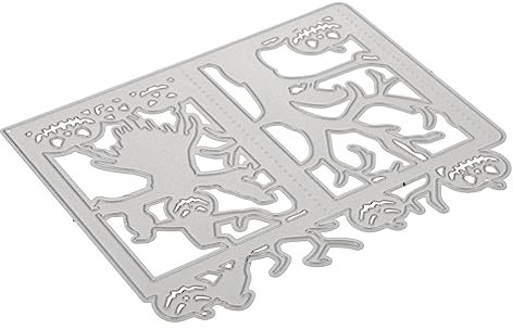 NUOBESTY 1stück Titel Stanzschablone Für Halloween Kürbis Vogel Lanternen Design Metall Prägeschablone Für Scrapbooking Und Bastelprojekte Für Kreative Dekoration