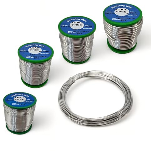 Lead Free Solder Wire Tin Fluxed Core 2 Metre Coil - 1.6mm / 16 SWG