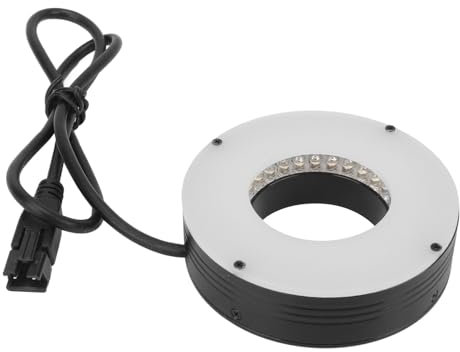 Mikroskop-LED-Licht, 24 V, Aluminiumlegierung, Verstellbare 90-Grad-Lichtquelle, Stereomikroskope für Industrielle Binokulare Stereomikroskope