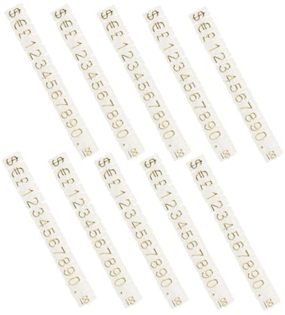 VILLFUL Preisblock Preisanzeige Stand Verstellbar Für Schmuck Produkte Transparentes Preisschild Display Für Klare Preispräsentation Geschäften Boutiquen