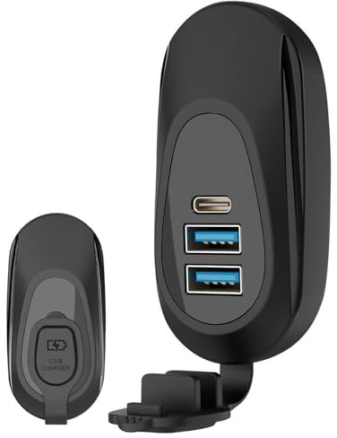 Prise USB pour camping-car, support mural 12 V, prise USB pour camping-car, Support mural pour ports USB RV PD3.0 36 W, Remplacement de l'adaptateur de prise USB, chargeur de prise USB de voiture pour