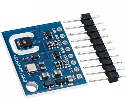 ENS160+AHT21 CARBON Dioxide CO2 eCO2 TVOC Air Quality And Temperature And Humidity Sensor Replace CCS811 For Arduino