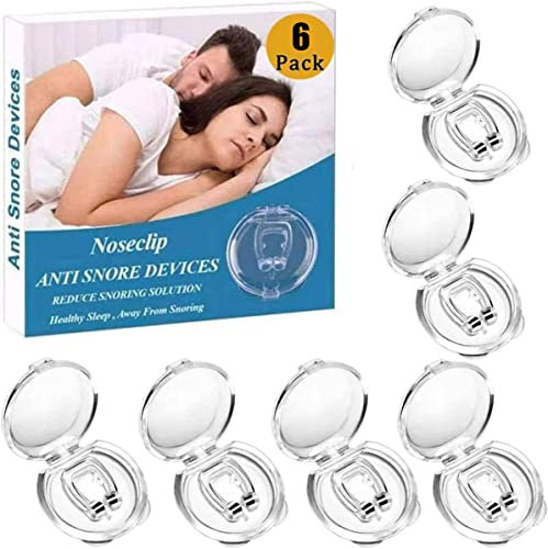 Anti Snoring Devices, Snore Solution, 4PCS Magnetic Anti Snoring Nose Clip, Reusable Snore Sleep Nose Clips, Professional Comfortable Relieve Snore Sleeping Device