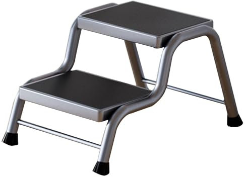 QSNYJPL Marchepieds pour Camping-Car Manuel 2 Marches, Marche Pied Pliant Capacité de Charge 150 Kg pour Camping-Car, Caravane