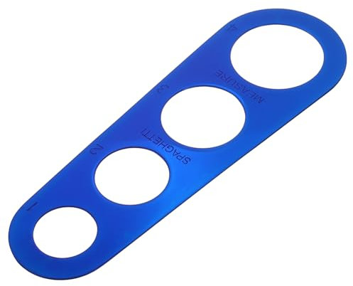 OSALADI Herramienta De Medición De Pasta Regla De Acero Inoxidable 4 Agujeros Para Porciones Exactas Perfecto Para Cocina
