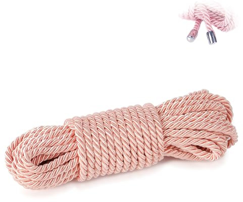 Cuerda de nailon de 5 m y 10 m de largo, de alta resistencia, resistente al desgaste, para decoración del hogar, tapicería, cortinas, costura, cuerda de colores brillantes
