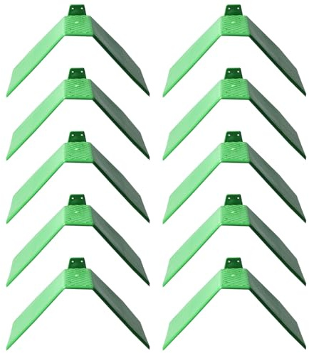 10 pezzi di supporto per posatoio per uccelli, in plastica leggera, supporto per piccione, accessori per gabbie per pappagalli, colombe, appollaiati, formazione e alimentazione.