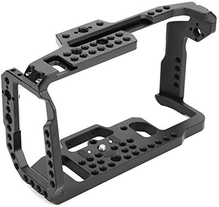 Vvikizy Marco de Extensión de Jaula de Cámara de Metal para BMPCC 4K/6K, Resistente y Duradero, Accesorio Ideal para Cine, Aluminio Anodizado, 394 G